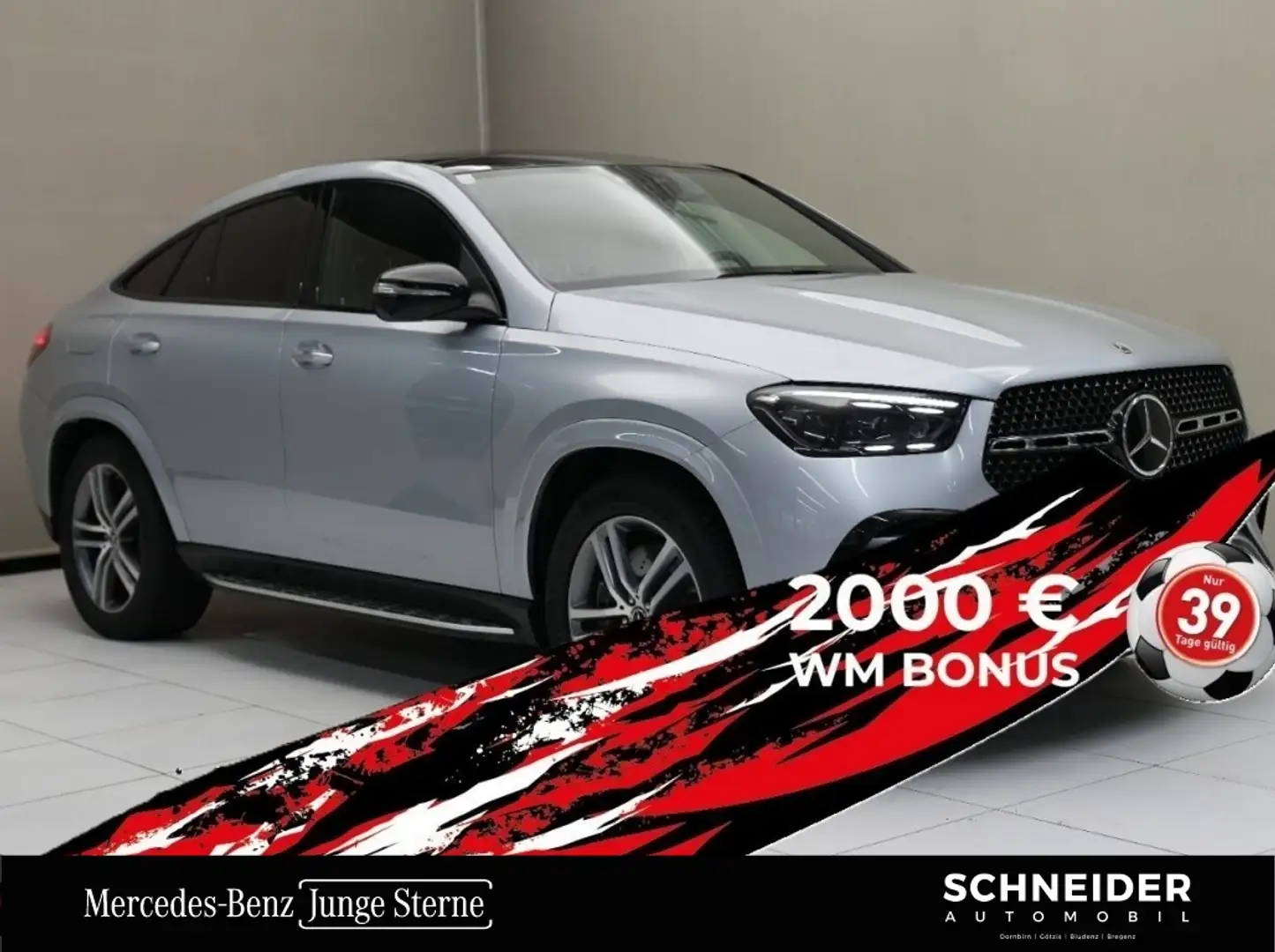 Mercedes-Benz GLE 350 de 4MATIC Coupé ACC W-Paket Sport S-Sitz Silber - 1