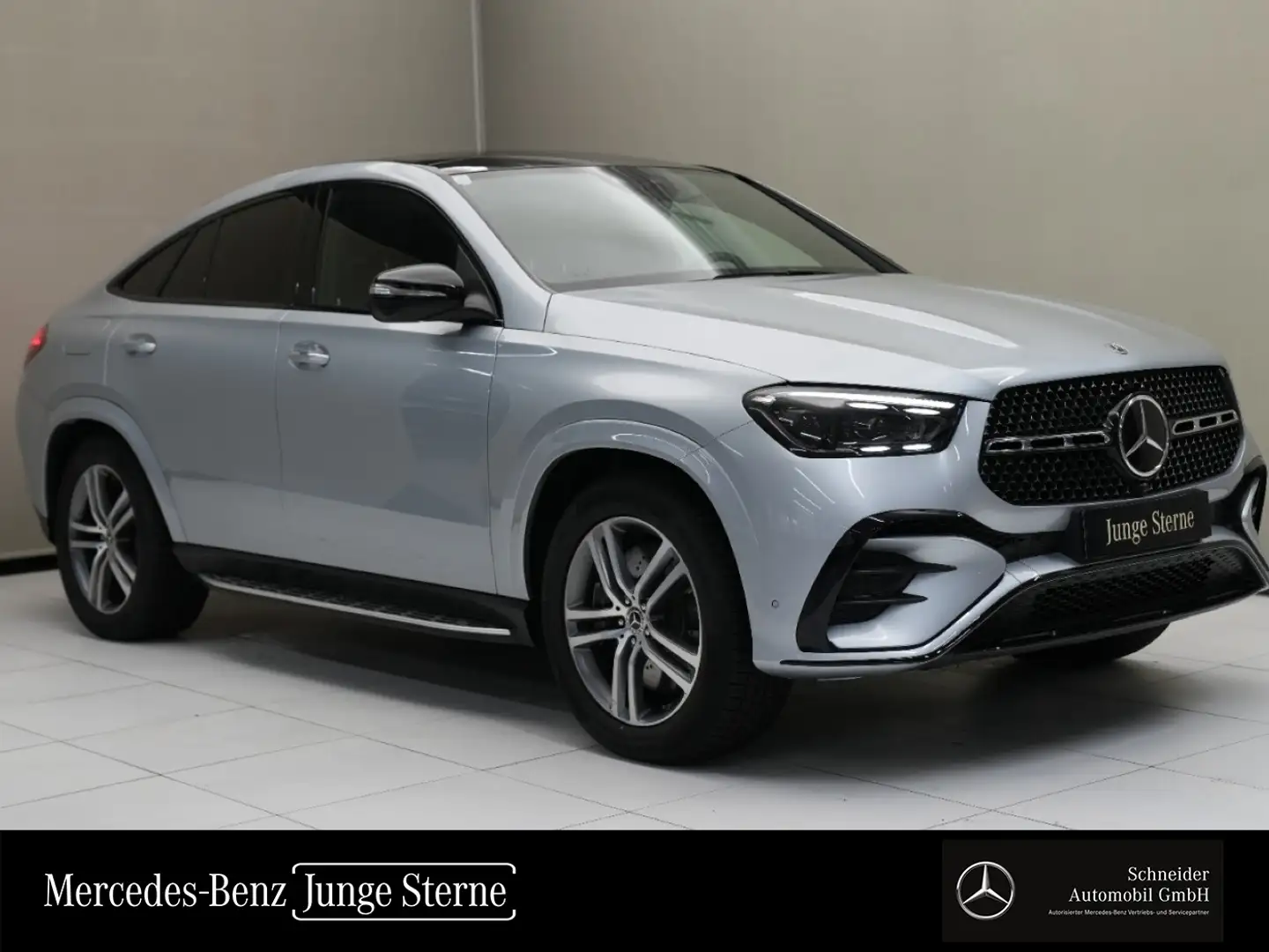 Mercedes-Benz GLE 350 de 4MATIC Coupé ACC W-Paket Sport S-Sitz Ezüst - 1