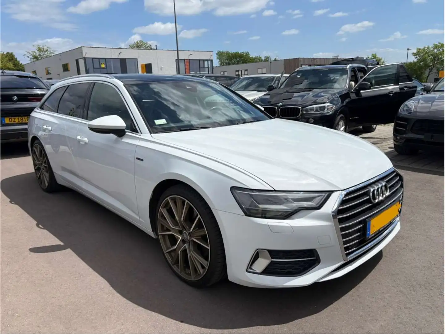 Audi A6 A6 Avant 45 TDI quattro sport/Pano/Camera/CUIR/AHK Blanc - 2