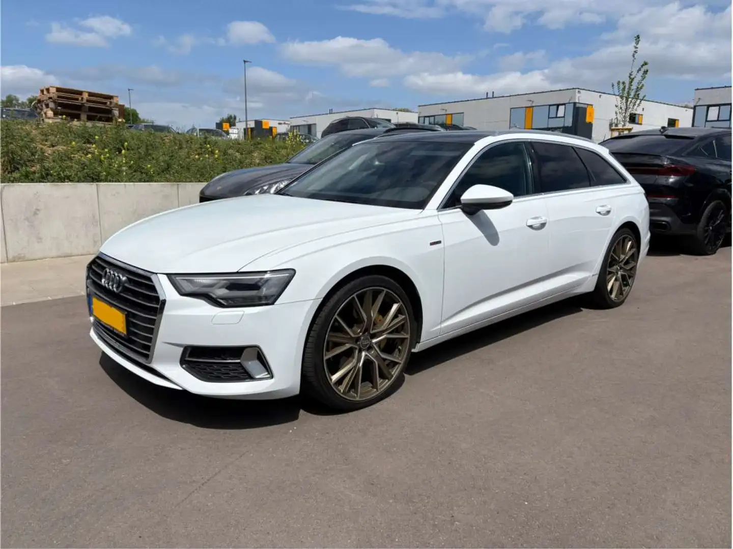 Audi A6 A6 Avant 45 TDI quattro sport/Pano/Camera/CUIR/AHK Blanc - 1