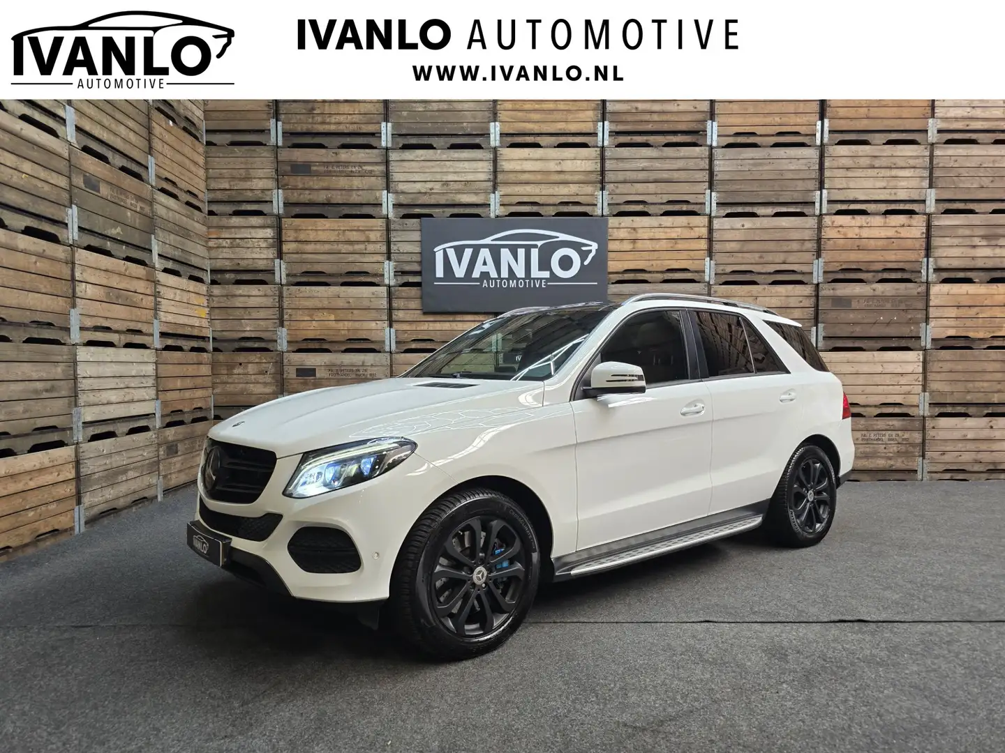 Mercedes-Benz GLE 500 e 4MATIC AMG Leder LED Luchtvering Navi 360 trekha Wit - 1