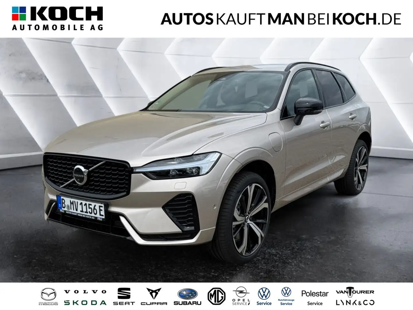 Volvo XC60 T6 AWD Plug-in Hybrid Ultra Dark Beige - 1