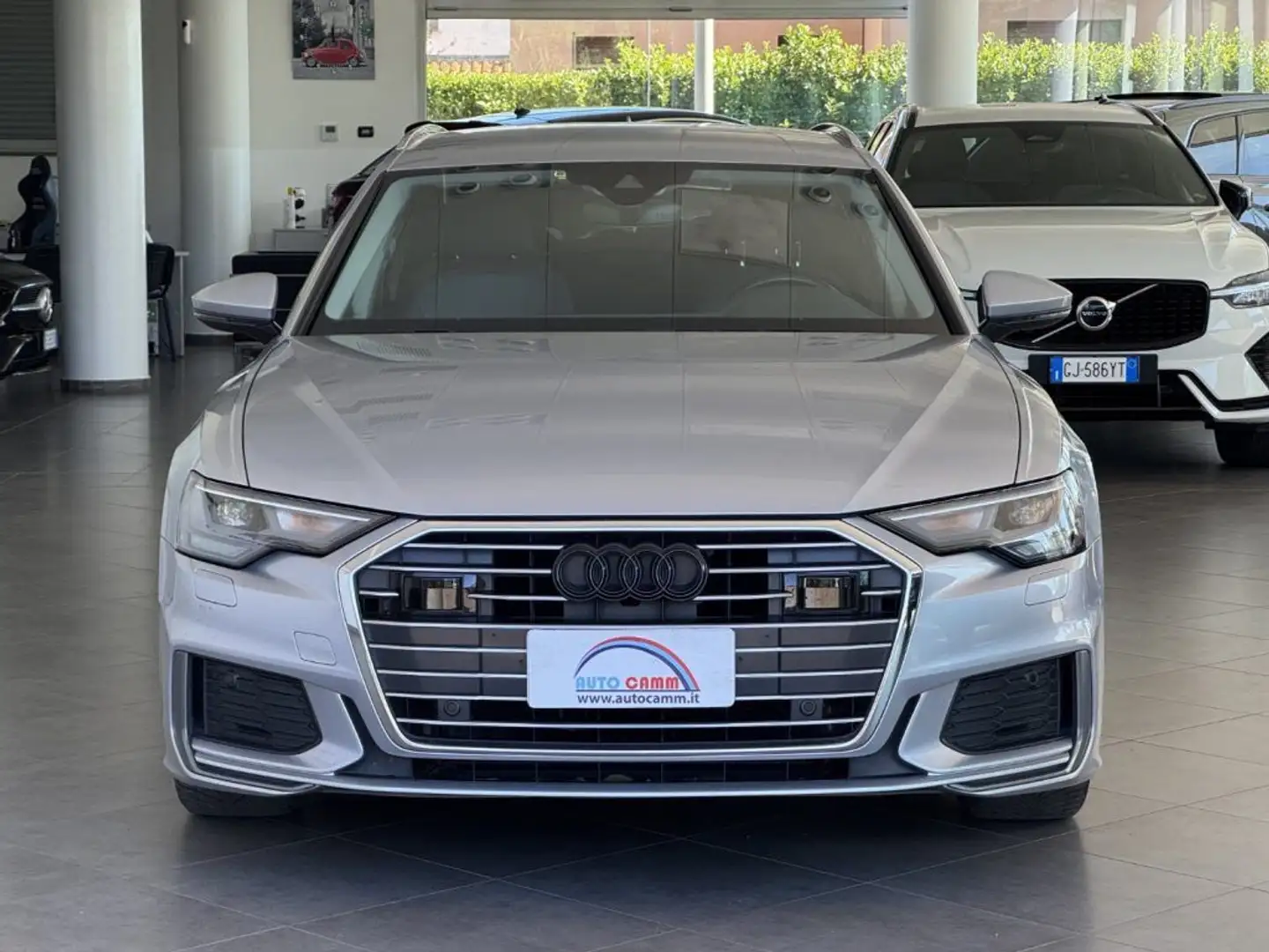 Audi A6 Avant 40 2.0 TDI MHEV S-tronic Sport SLINE S-LINE Zilver - 2