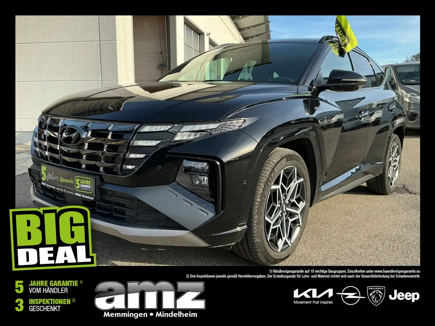 Hyundai TUCSON 1.6 T-GDI N Line ACC+LED+Navi+Pano+SD+SHZ Noir - 1