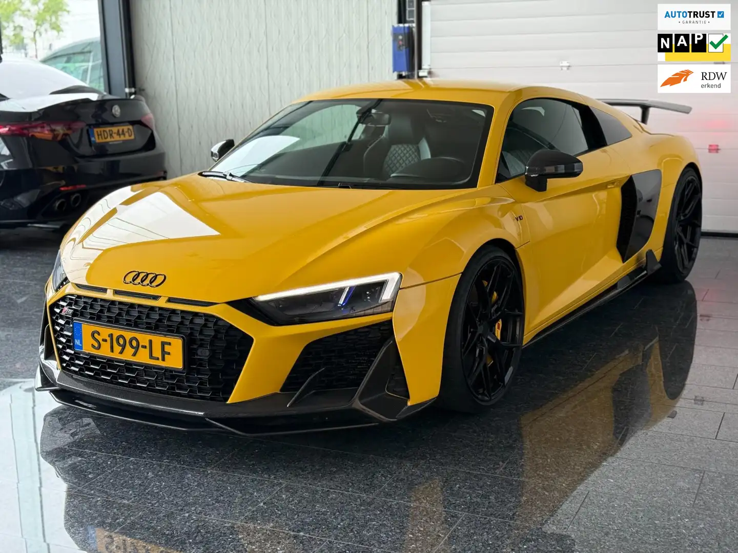 Audi R8 V10 5.2 Performance Quattro Vorsteiner 2019 620PK Jaune - 1