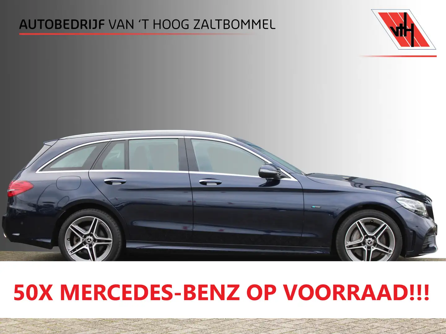 Mercedes-Benz C 300 Estate 300e AUT9 AMG Line KEY-LESS GO CARPLAY COMA Blau - 1