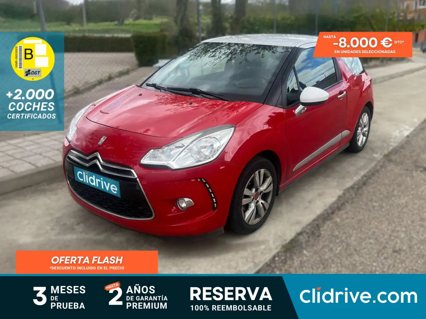 Citroen DS3 1.4HDi Design 70 Roşu - 1