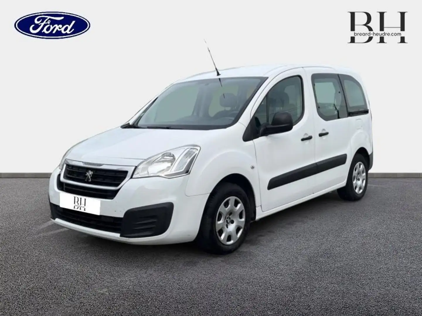 Peugeot Partner 1.6 BlueHDi 100ch Active Blanc - 1