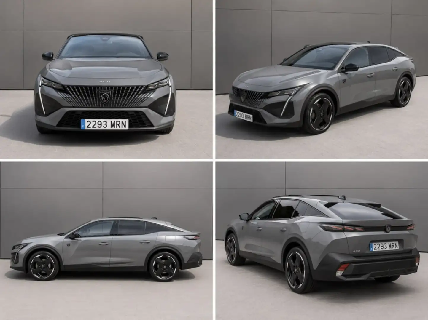 Peugeot 408 Hybrid 225 GT e-EAT8 Plateado - 2