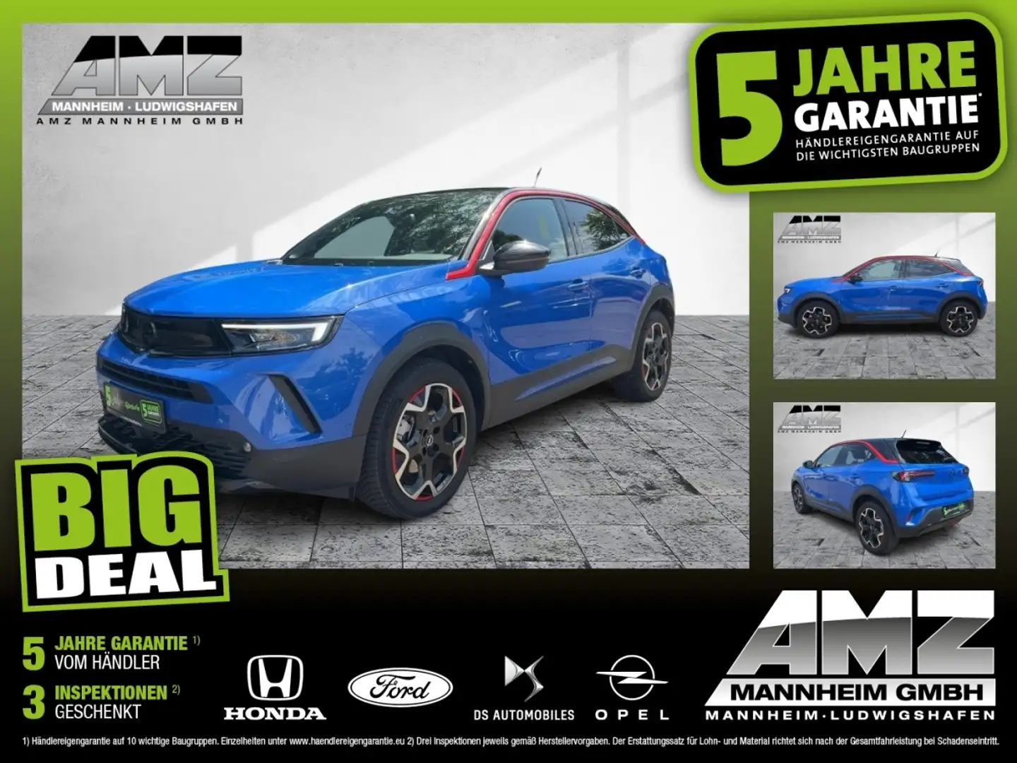 Opel Mokka-E Mokka e GS Line FLA SpurH SpurW DynLi LM KAM Blau - 1