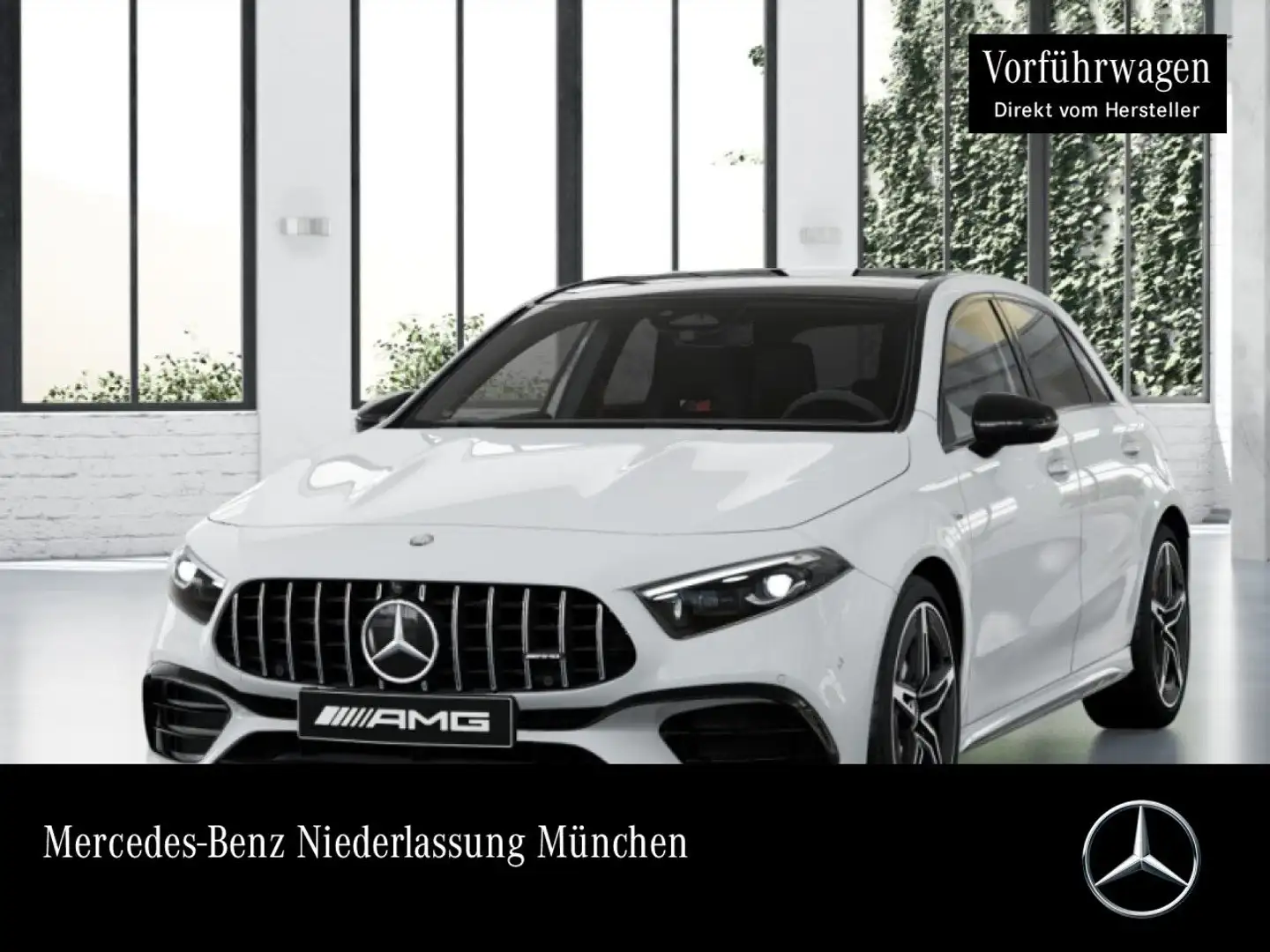 Mercedes-Benz A 45 AMG A 45 S 4M Kompakt DRIVERS+PANO+360°+MULTIBEAM+8G Weiß - 1