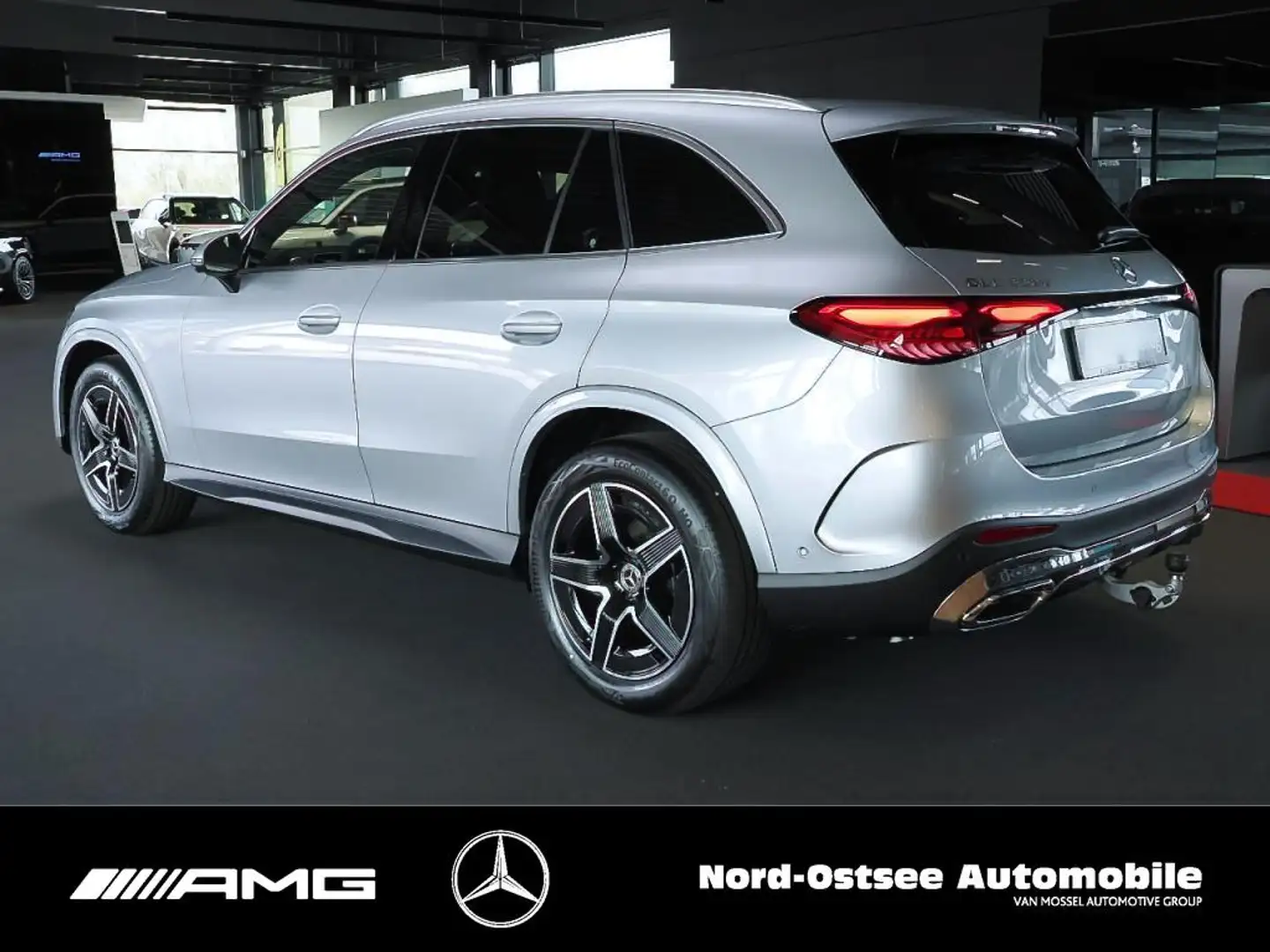 Mercedes-Benz GLC 220 d 4m AMG AHK DISTRONIC 360° MEMORY Zilver - 2