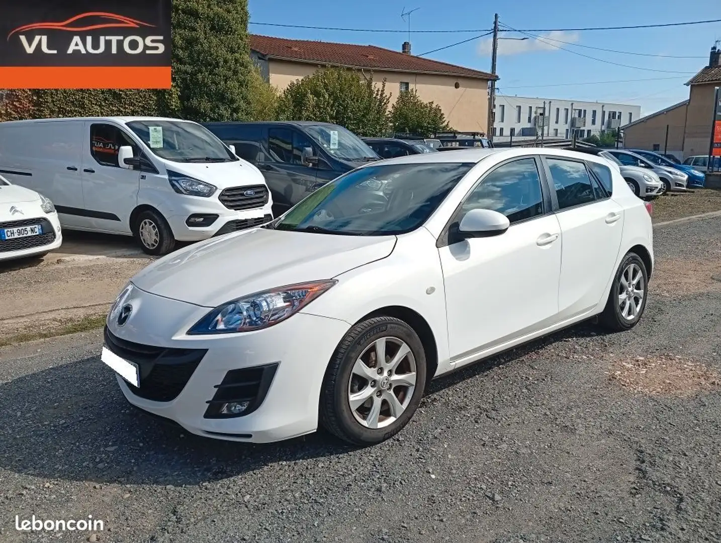 Mazda 3 1.6l MZCD 115 cv Année 2011 Blanc - 2
