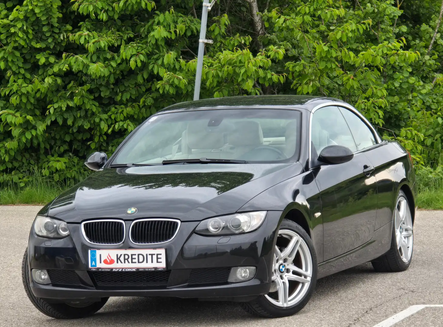 BMW 320 i Top* Kredit* Cabrio* Tempomat* Beige Leder* Schwarz - 2