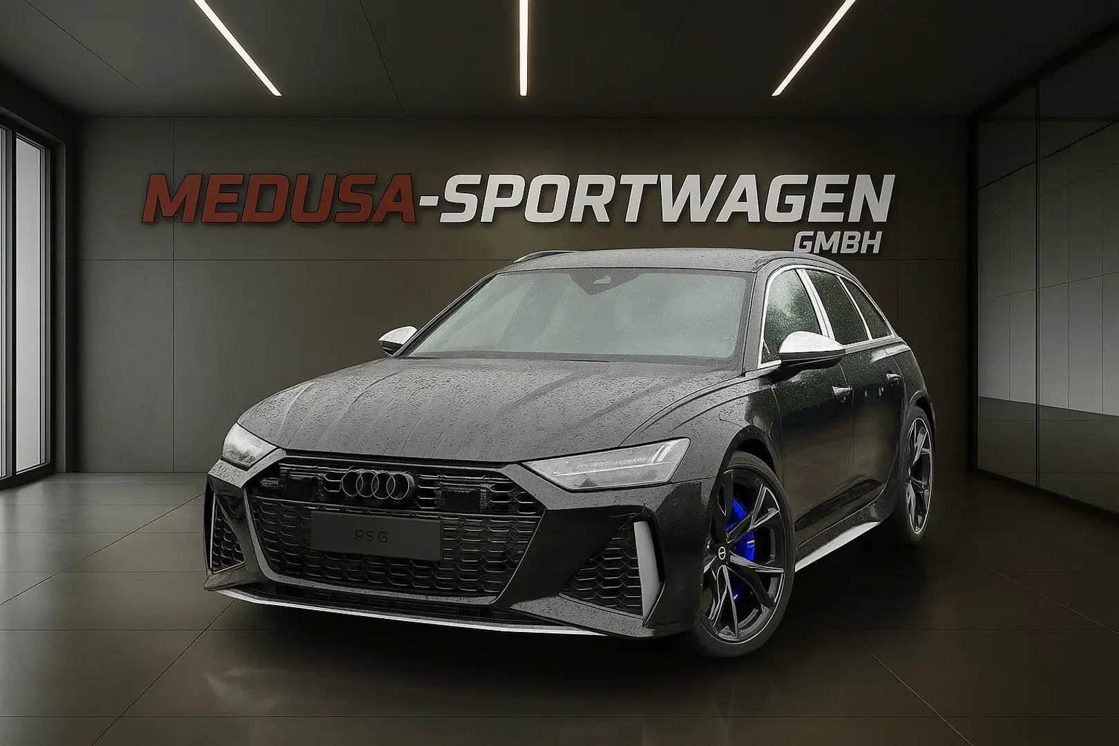 Audi RS6 PERFORMANCE PANO/CERAMICA/DINAMICA+/ FULL 25 Schwarz - 1