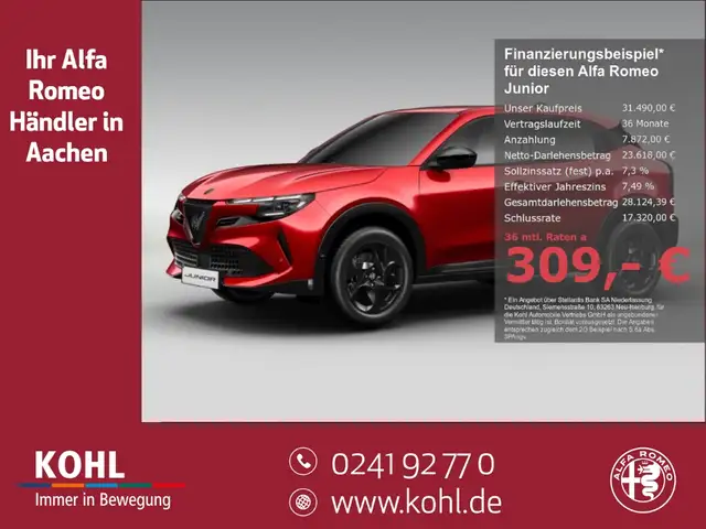 Alfa Romeo Junior Ibrida Ti 1.2 VGT 48V-Hybrid 145PS Keyless PDCv+h