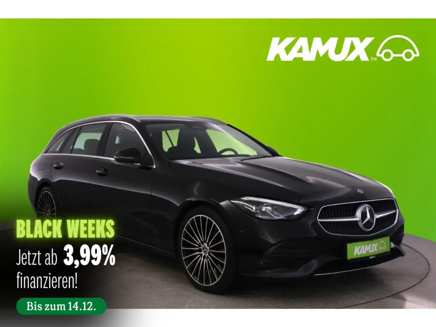 Mercedes-Benz C 220 d T 9G-tronic Avantgarde+LED+NAVI+PDC+SHZ Noir - 1