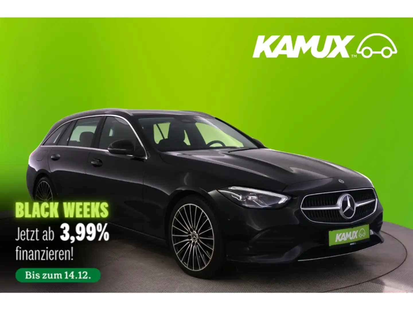 Mercedes-Benz C 220 d T 9G-tronic Avantgarde+LED+NAVI+PDC+SHZ Schwarz - 1