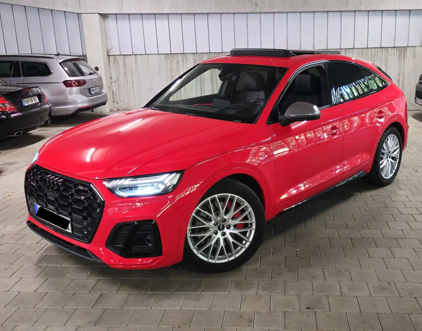 Audi SQ5 SPB/ Standh/ OLED/ AHK/ HUD/ GARANTIE/ 360/ Luftfa Rot - 1