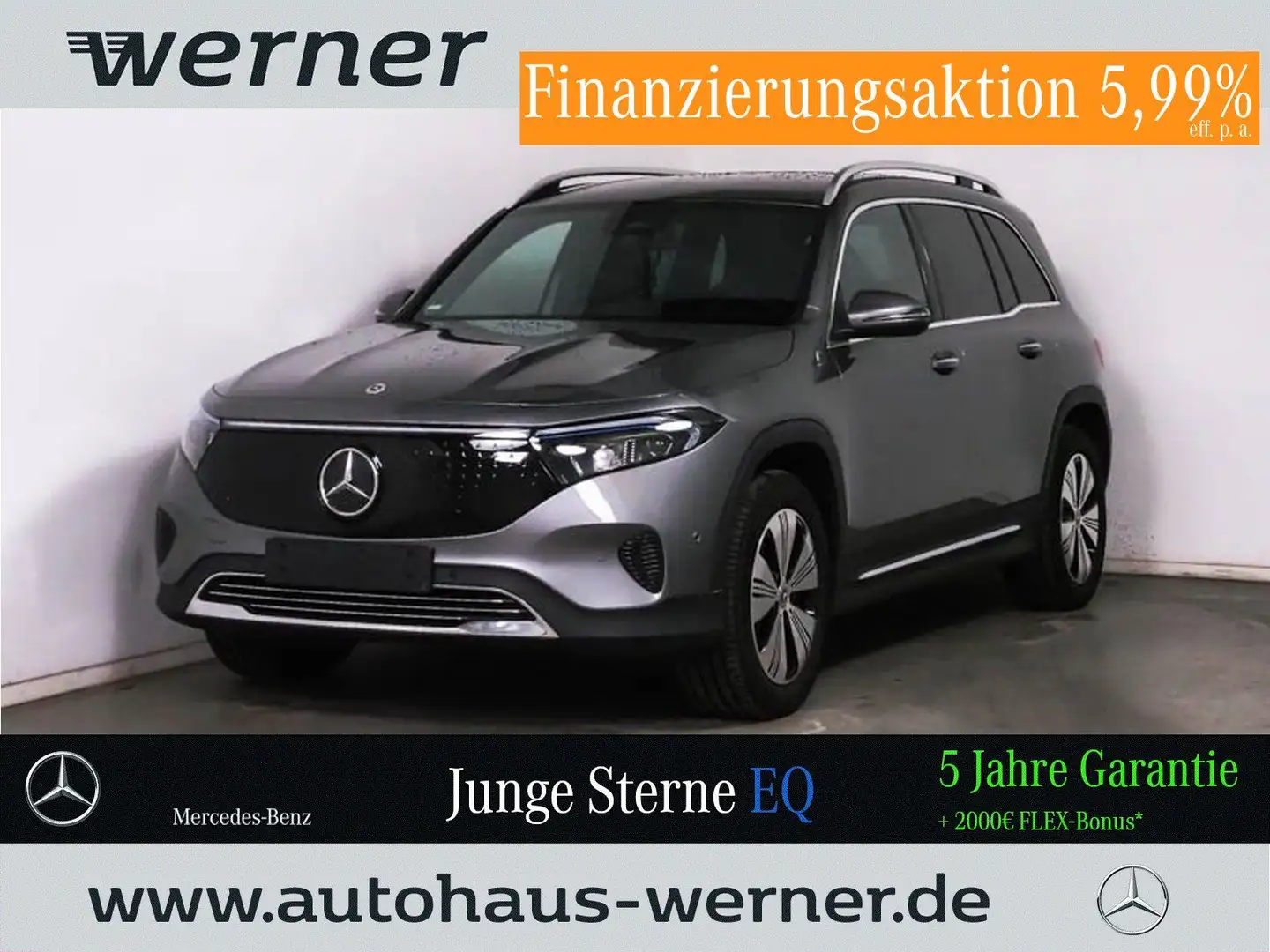 Mercedes-Benz EQB 300 4M PROG-ADV+ SOUND WINTER KEYLG VZA WDGS Gris - 1