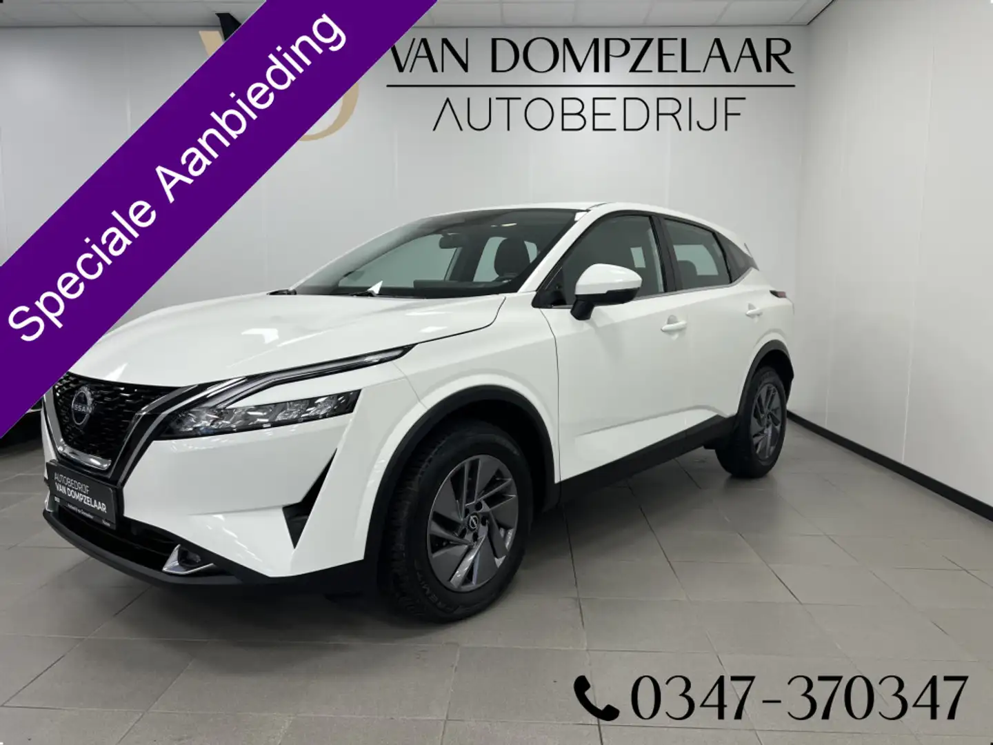 Nissan Qashqai 1.3 Mild-Hybrid EV 158PK / AUTOMAAT Xtronic Busine Blanc - 1
