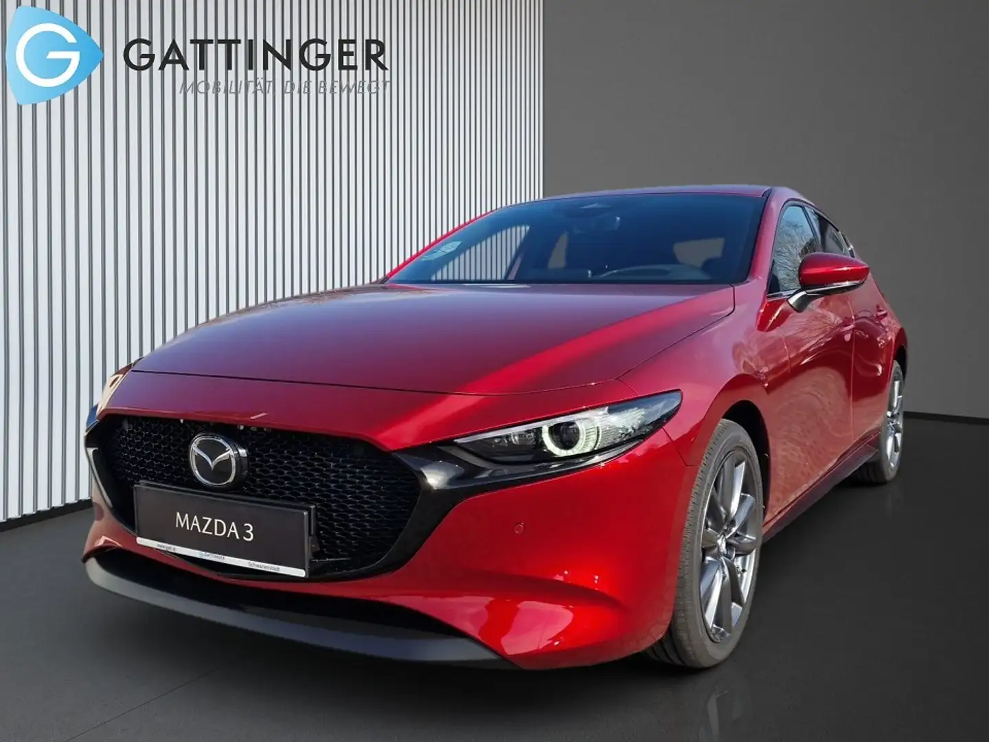 Mazda 3 Mazda3 e-Skyactiv-G140 Exclusive-Line Rot - 1