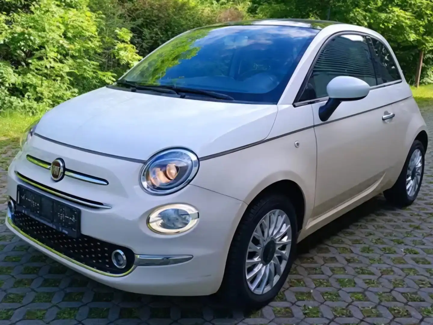 Fiat 500 1.2 Lounge 69cv Bílá - 1