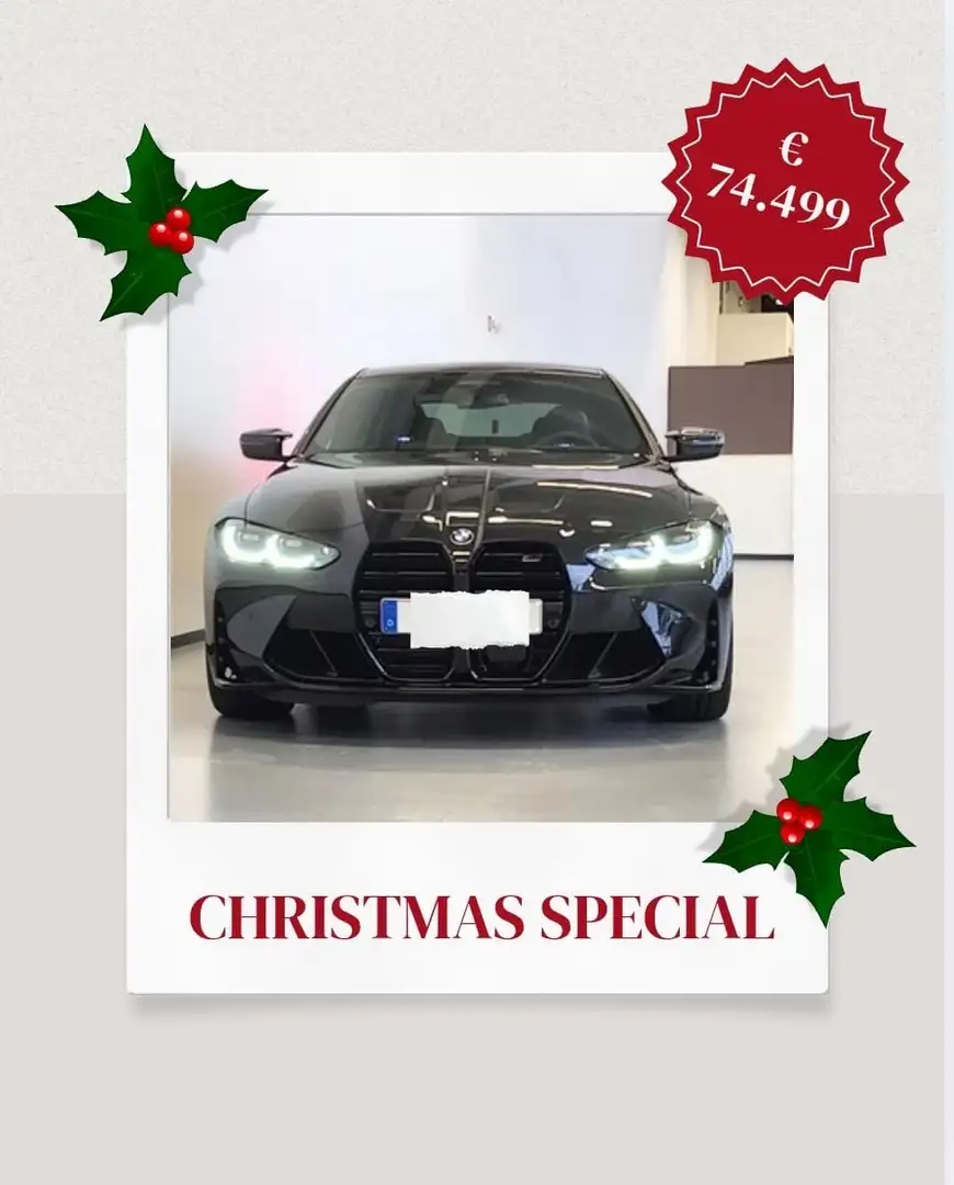 BMW M4 xDrive Competition NP 120K Vmax 290 k/mh Schwarz - 1