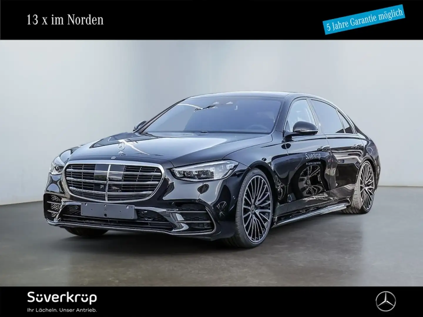 Mercedes-Benz S 500 4M Limo lang AMG BURM NIGHT MEMO 360 DISTR Schwarz - 1