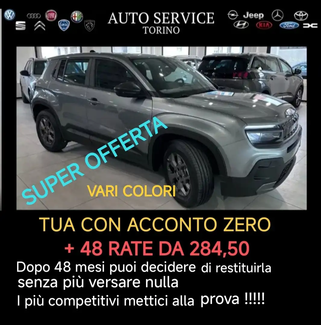 Jeep Avenger Avenger 1.2 turbo Longitude 100cv PRONTA CONSEGNA Grey - 1