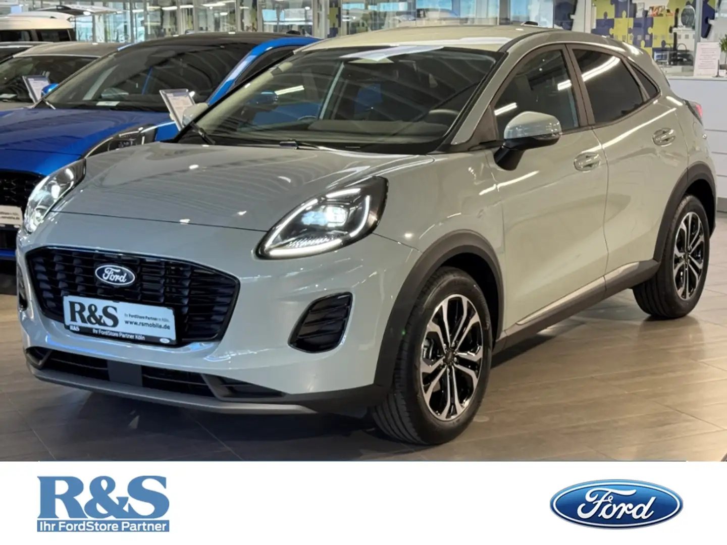 Ford Puma Titanium Beheizbare-Frontscheibe+Tempomat+LED+Navi Grijs - 1