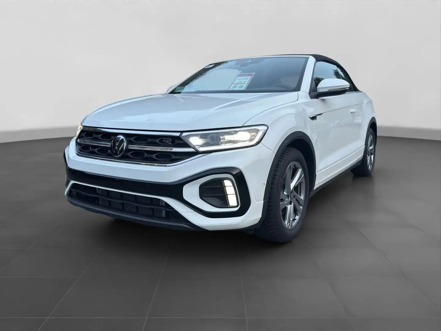 Volkswagen T-Roc Cabrio 1.5 TSI DSG R-LINE AHK NAVI LED SIT Weiß - 2