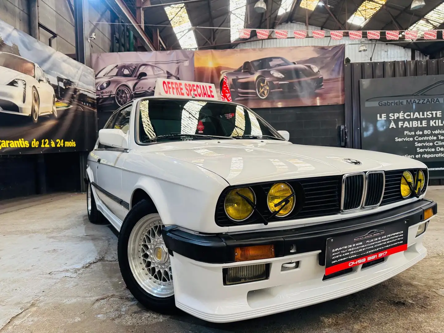BMW 325 325i E30 M-Tech1 - GARANTIE Blanc - 2