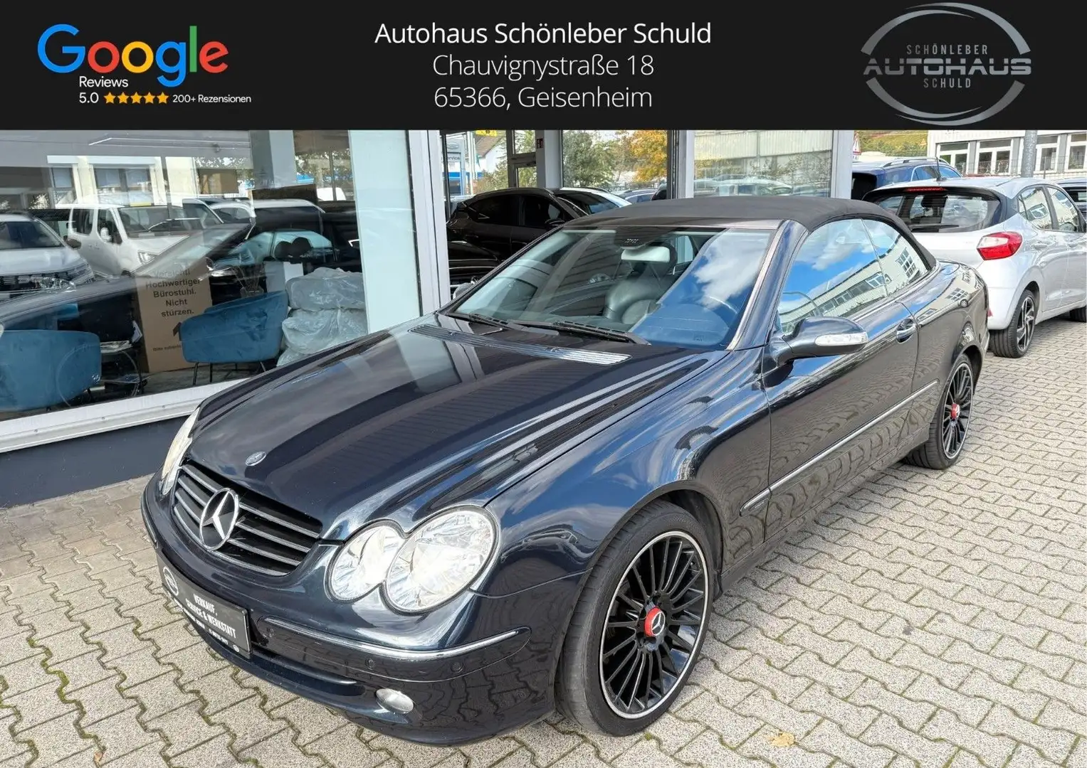 Mercedes-Benz CLK 200 Kompressor Cabrio Avantgarde *TÜV 07/27* Schwarz - 1