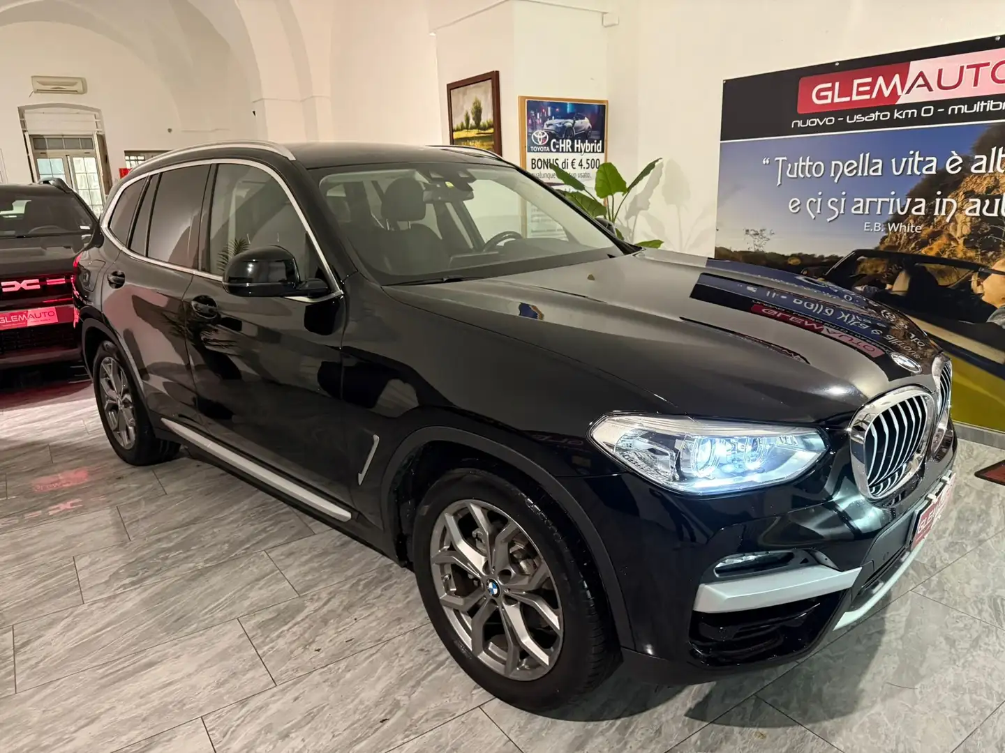 BMW X3 X3 G01 2017 xdrive20d mhev 48V Msport auto Zwart - 2