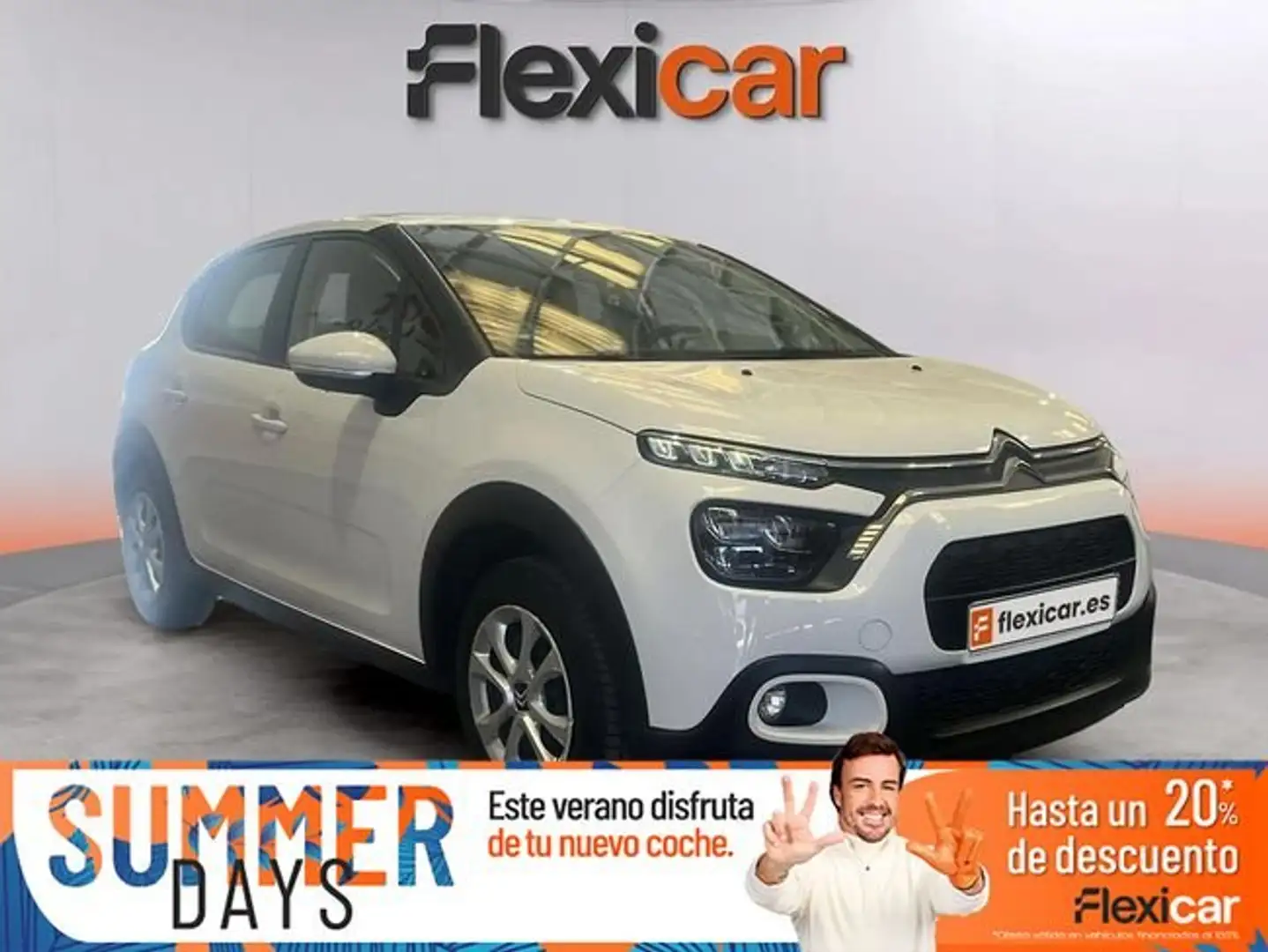 Citroen C3 BlueHDi+75KW+%28100CV%29+S%26S+C-Series Blanco - 1