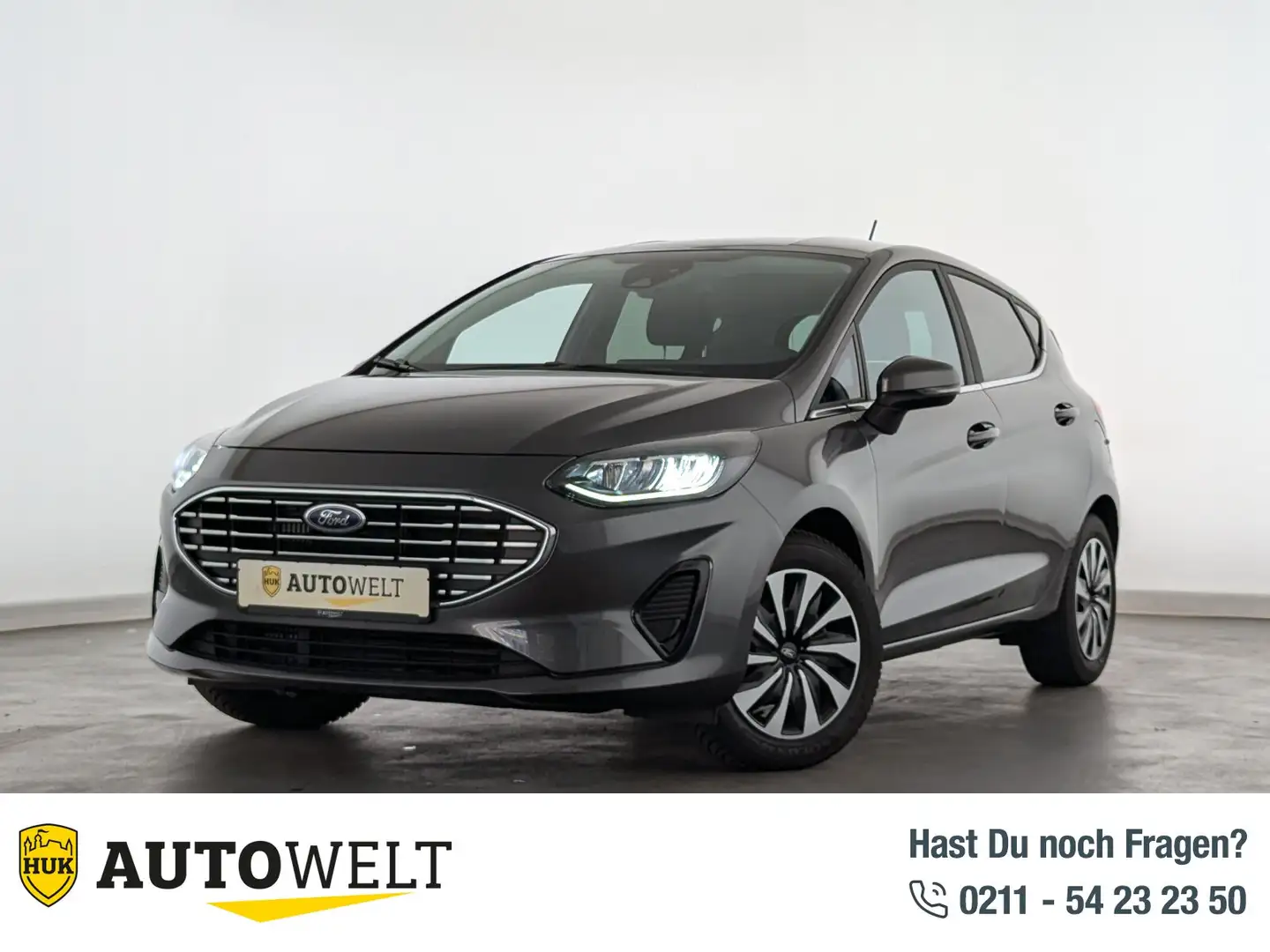 Ford Fiesta Fiesta 1.0 EcoBoost Titanium EURO 6d LED+PDC+SHZ Grau - 1