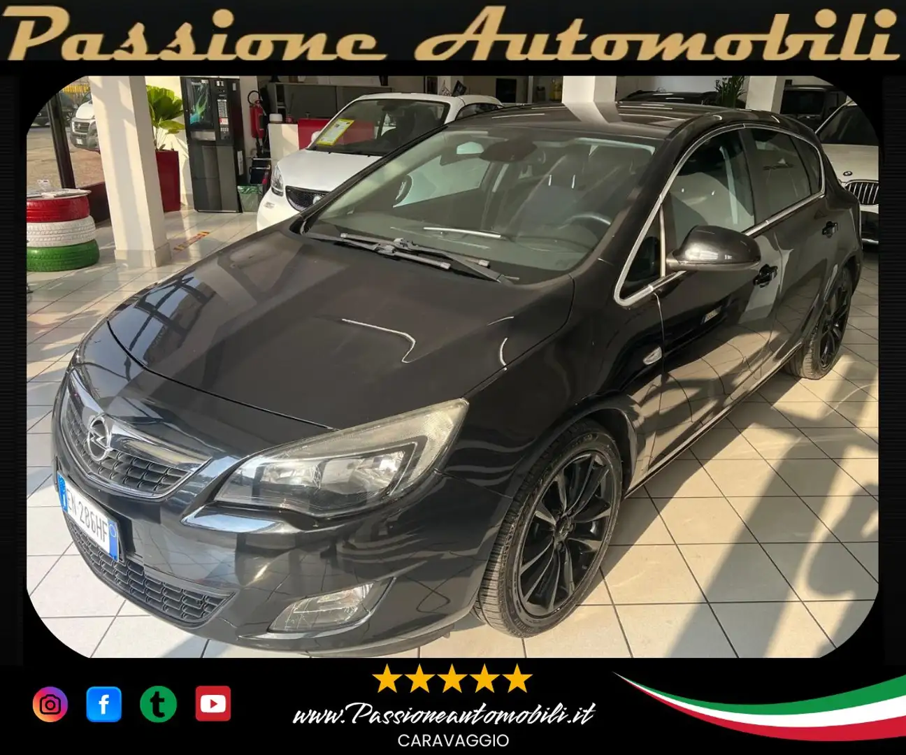 Opel Astra Astra IV 5p 1.6 turbo Cosmo S 180cv auto Grijs - 1