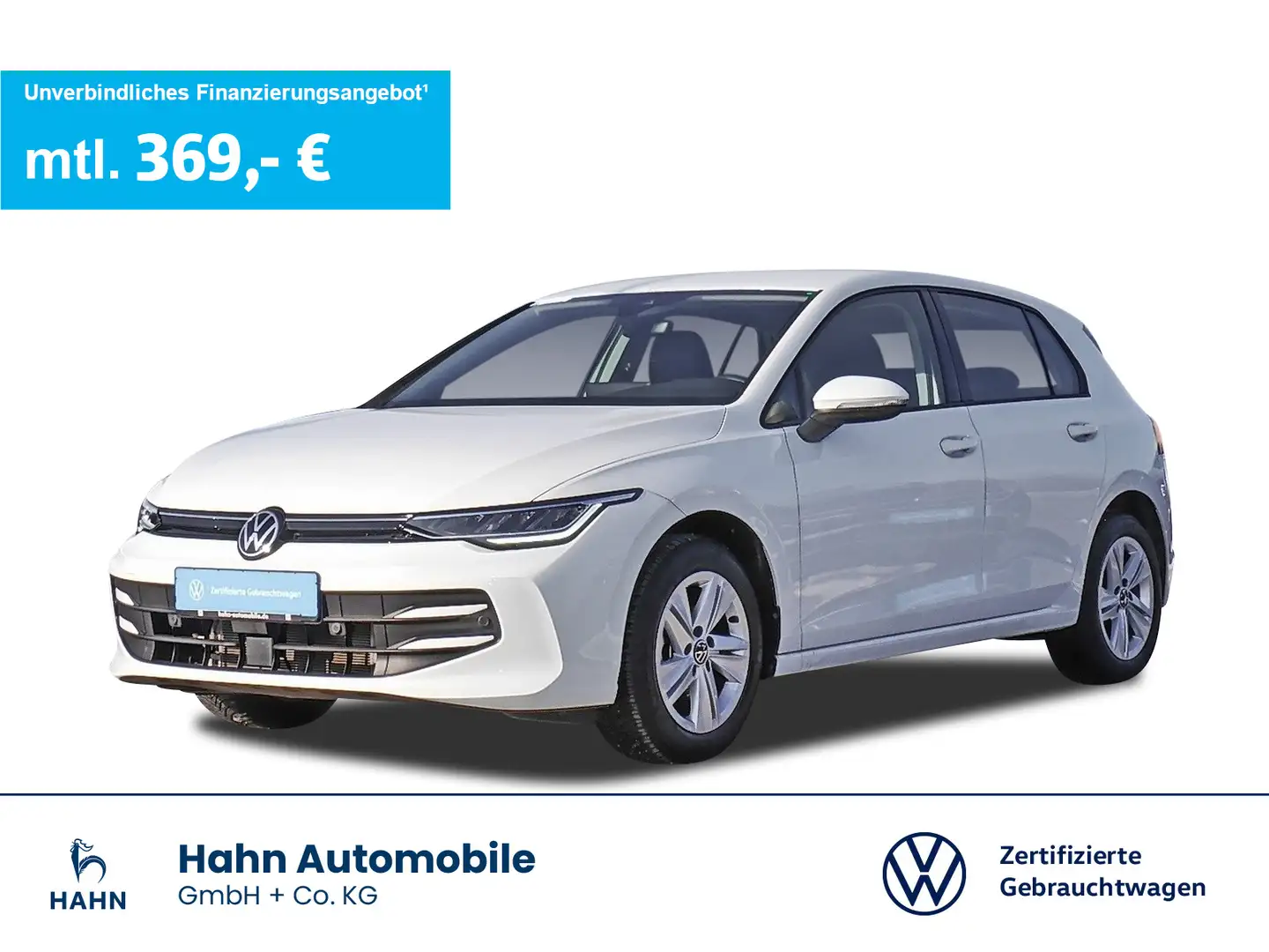 Volkswagen Golf VIII 1.5TSI DSG Life ACC LED Navi-Vorb. PDC Weiß - 1