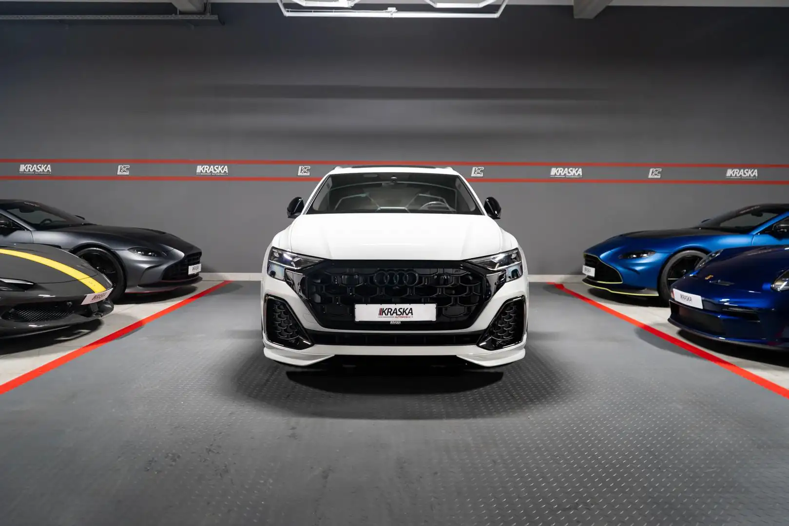 Audi Q8 50 TDI quattro S-Line AHK PANO STHZ ABT AERO Weiß - 2