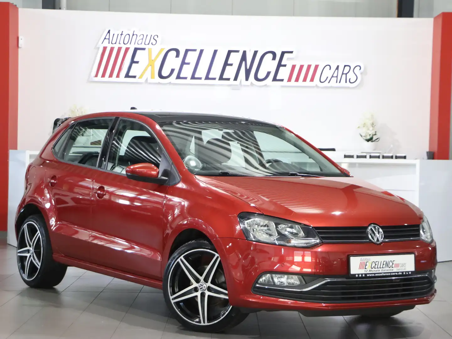Volkswagen Polo 1.2 TSI Comfortline / PANORAMA / SCHÖN Rot - 1
