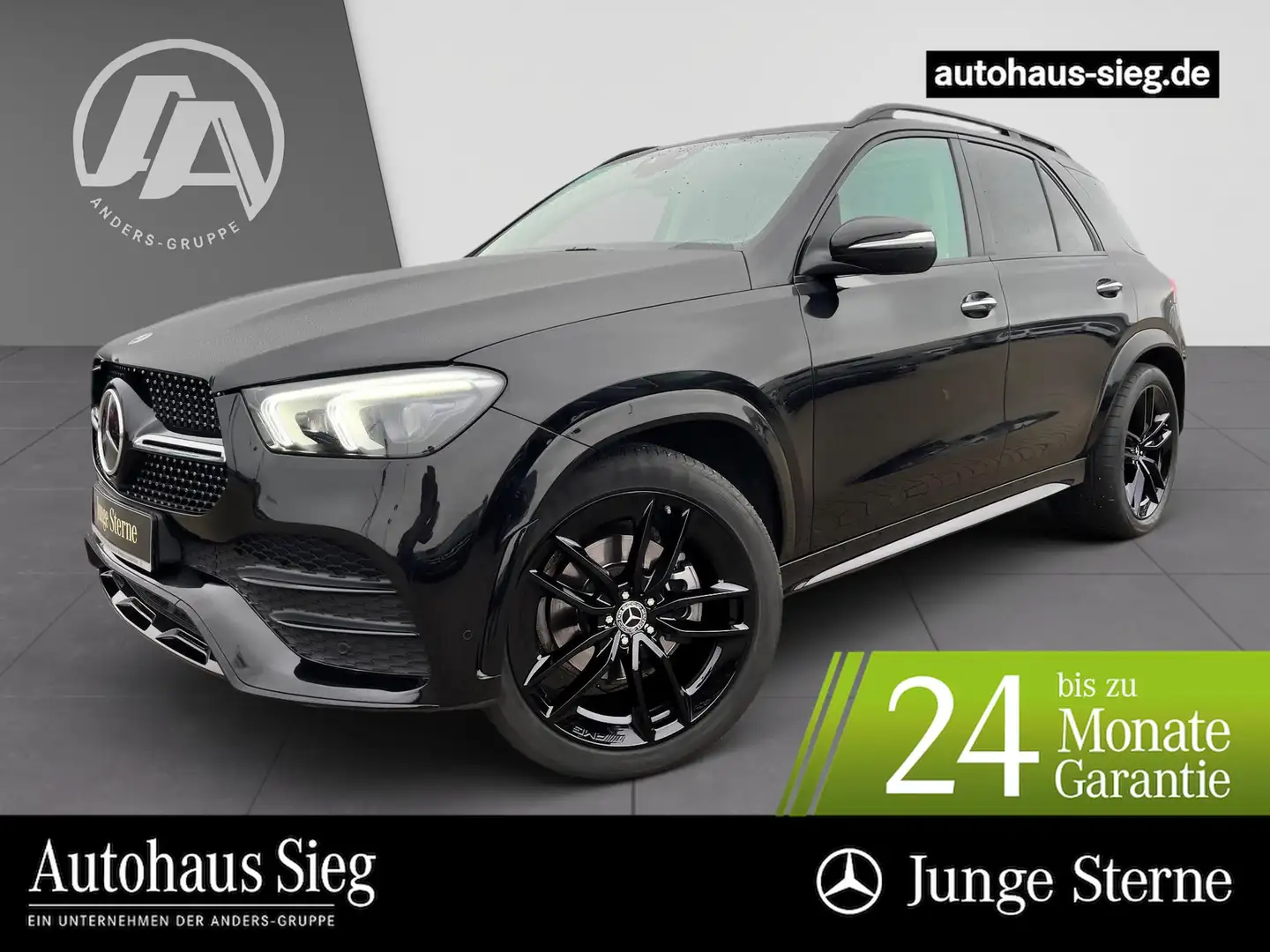 Mercedes-Benz GLE 350 d 4M AMG+AIRMATIC+Distr+Pano+360+M-BEAM Noir - 1