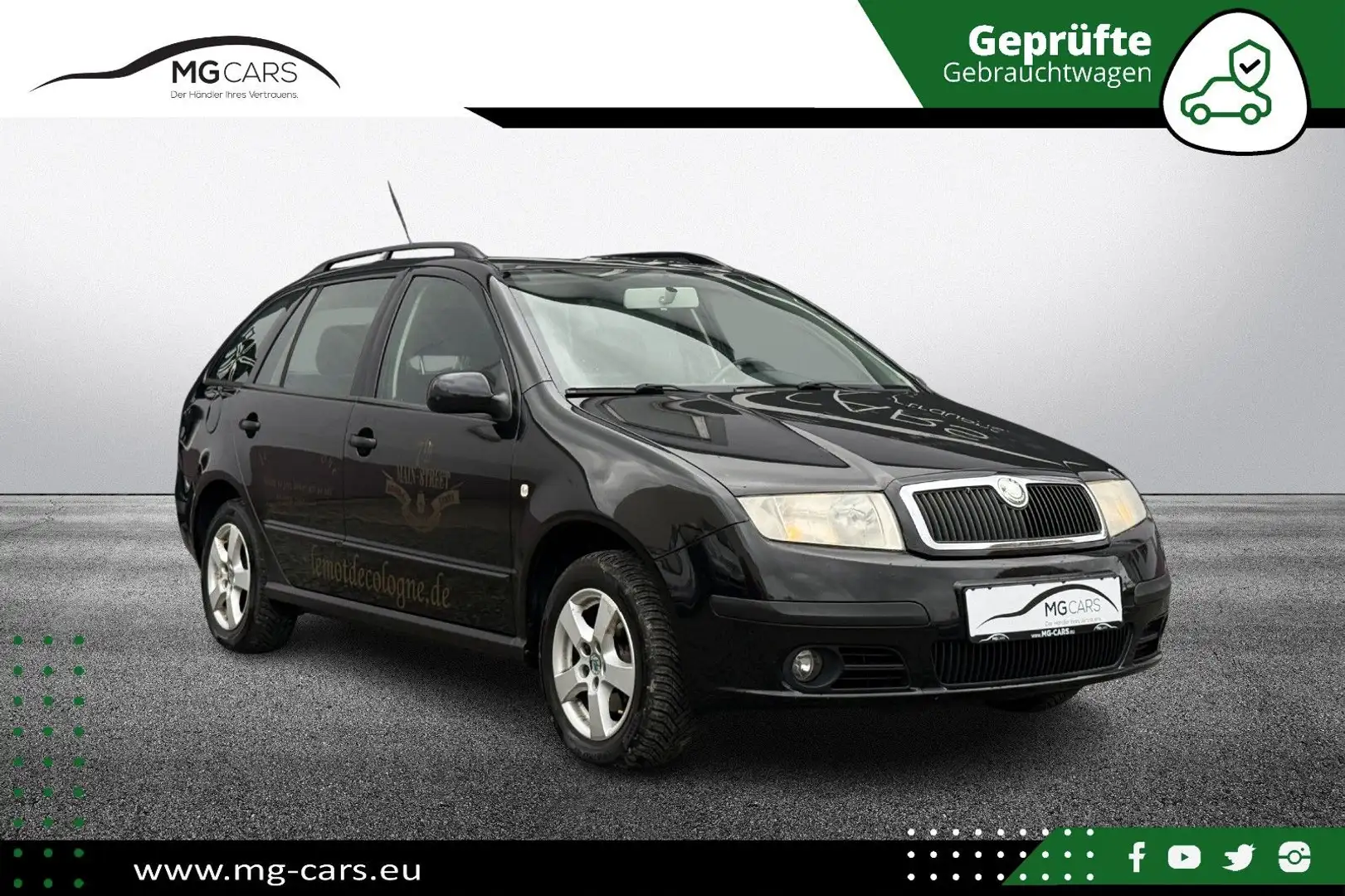 Skoda Fabia Combi 1.9 TDI~Klima~Servo~Zahnriemen Neu! Schwarz - 1