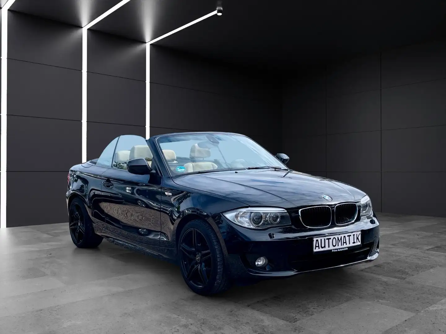 BMW 118 d Cabrio Automatik~Bi-Xenon~SHZ~PDC~MFL~VOLL Schwarz - 1