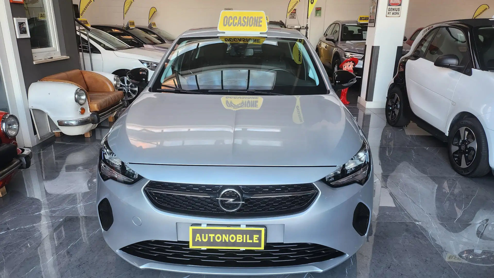 Opel Corsa Corsa 1.2 Elegance s Targa GM705SN Argento - 1