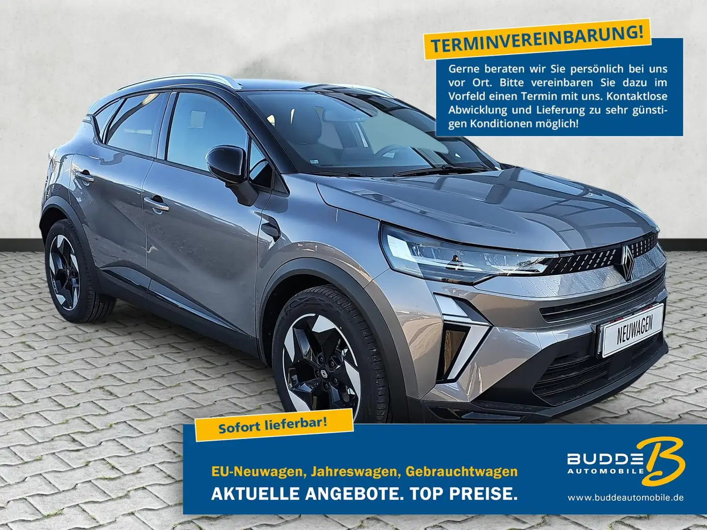 Renault Captur Mild Hybrid 160 EDC Techno / ACC / Kamera Grau - 1