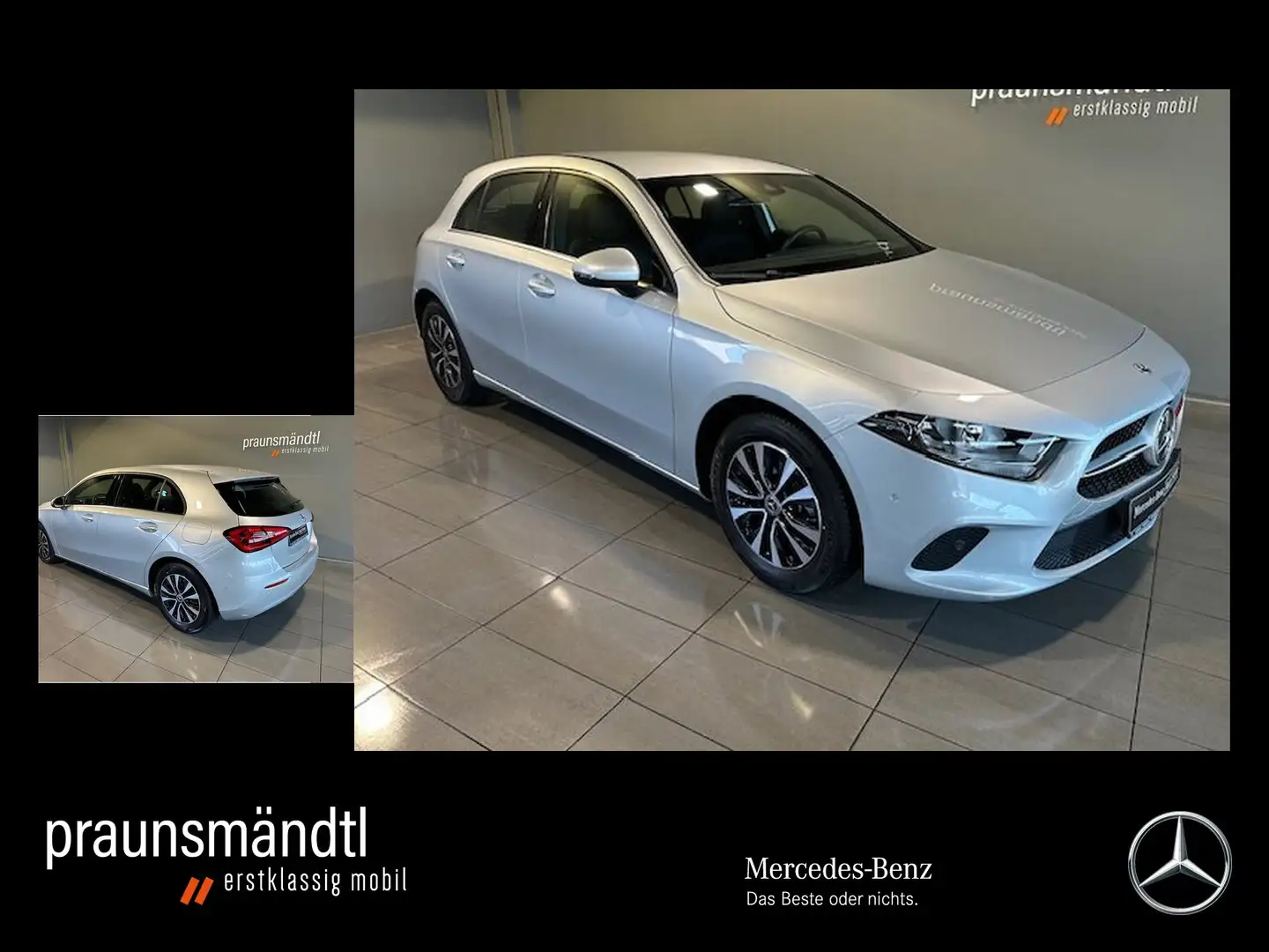 Mercedes-Benz A 200 Style 7G-DCT  MBUX/DAB/Tempomat/Kamera/LMR Plateado - 1