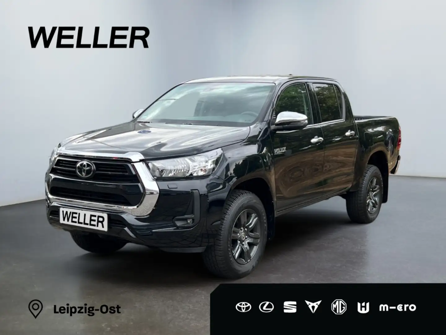 Toyota Hilux 4x4 Double Cab Comfort *CAM*Navi*Sperrdiff* Schwarz - 1
