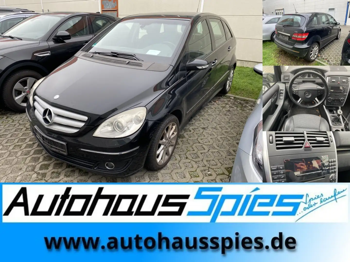 Mercedes-Benz B 200 CDI DPF HU 03/26 GEWERBE EXPORT Negro - 1
