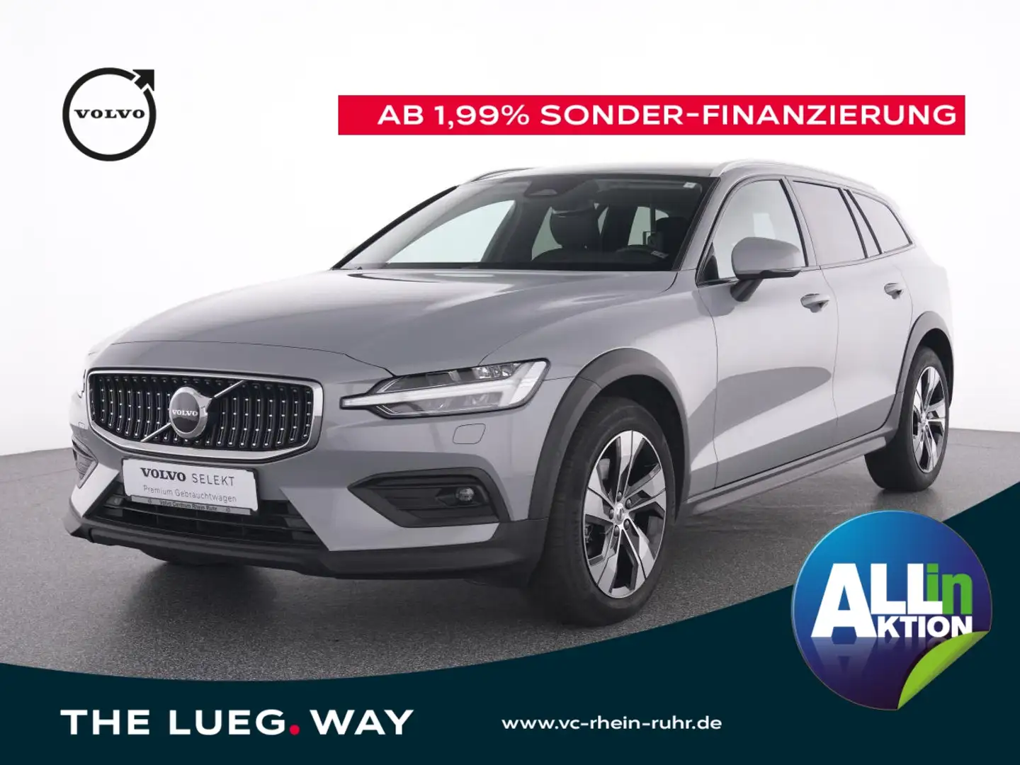 Volvo V60 Cross Country B4 D AWD Plus WP+FAP+LP+H&K+ Grau - 1